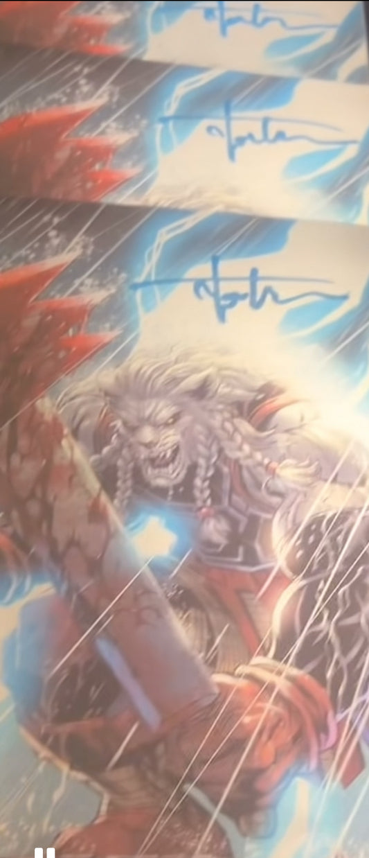 SDCC Battle Beast #2 Exclusive 5 sigs & Remarked