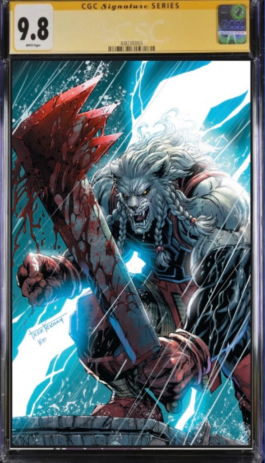 Battle Beast #2 Double Sig Yellow Label